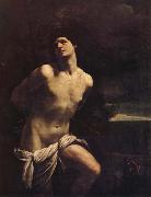Guido Reni Saint Sebastien martyr dans un paysage oil painting
